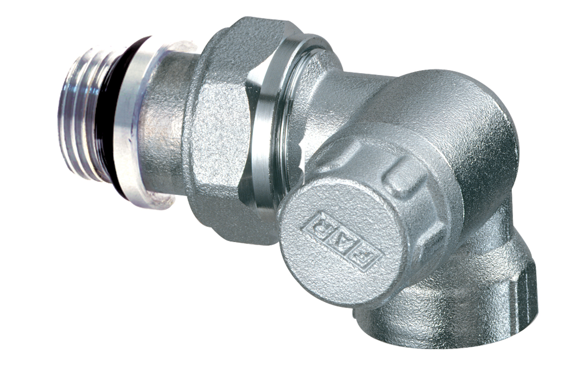 Вентиль запорный трехосевой правосторонний 1/2"ВР, EPDM