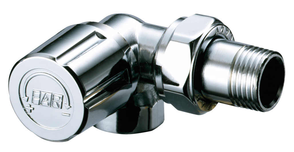 Вентиль термостат. трехосев.левосторон. LadyFAR, 1/2"ВР, серебро, с EPDM