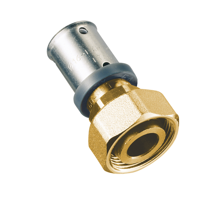 Пресс-переходник 16*2 с накид. гайкой 24x 19 (м.р.) лат.(аналог 59151601)