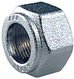 Хром. накидная гайка 18 мм для М24х19