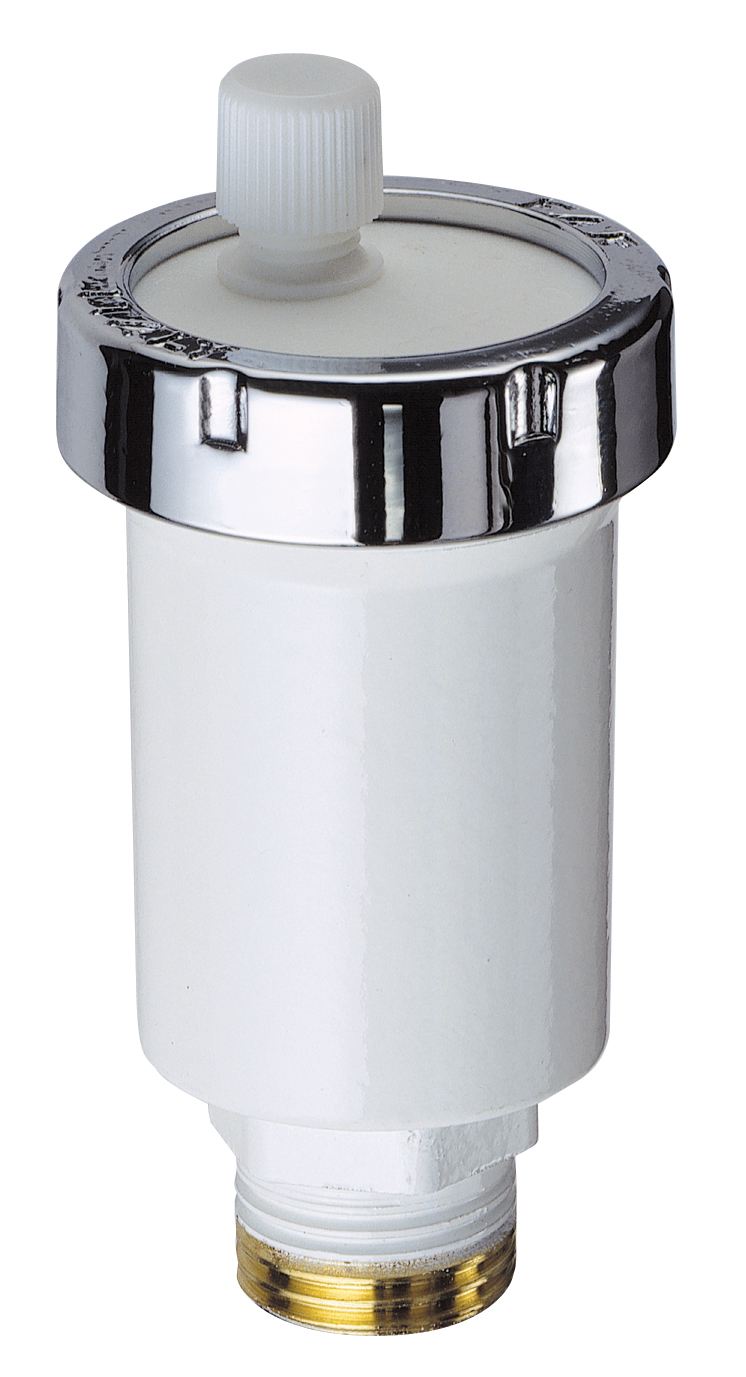 Прям. авт. клапан для вып. возд. 1/2" (бел/сереб.)