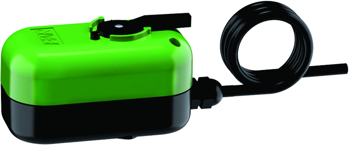 2-х ход. зон. шар.кран с серв. и ручн. деблок. 220 В,   1/2", НР-ВР