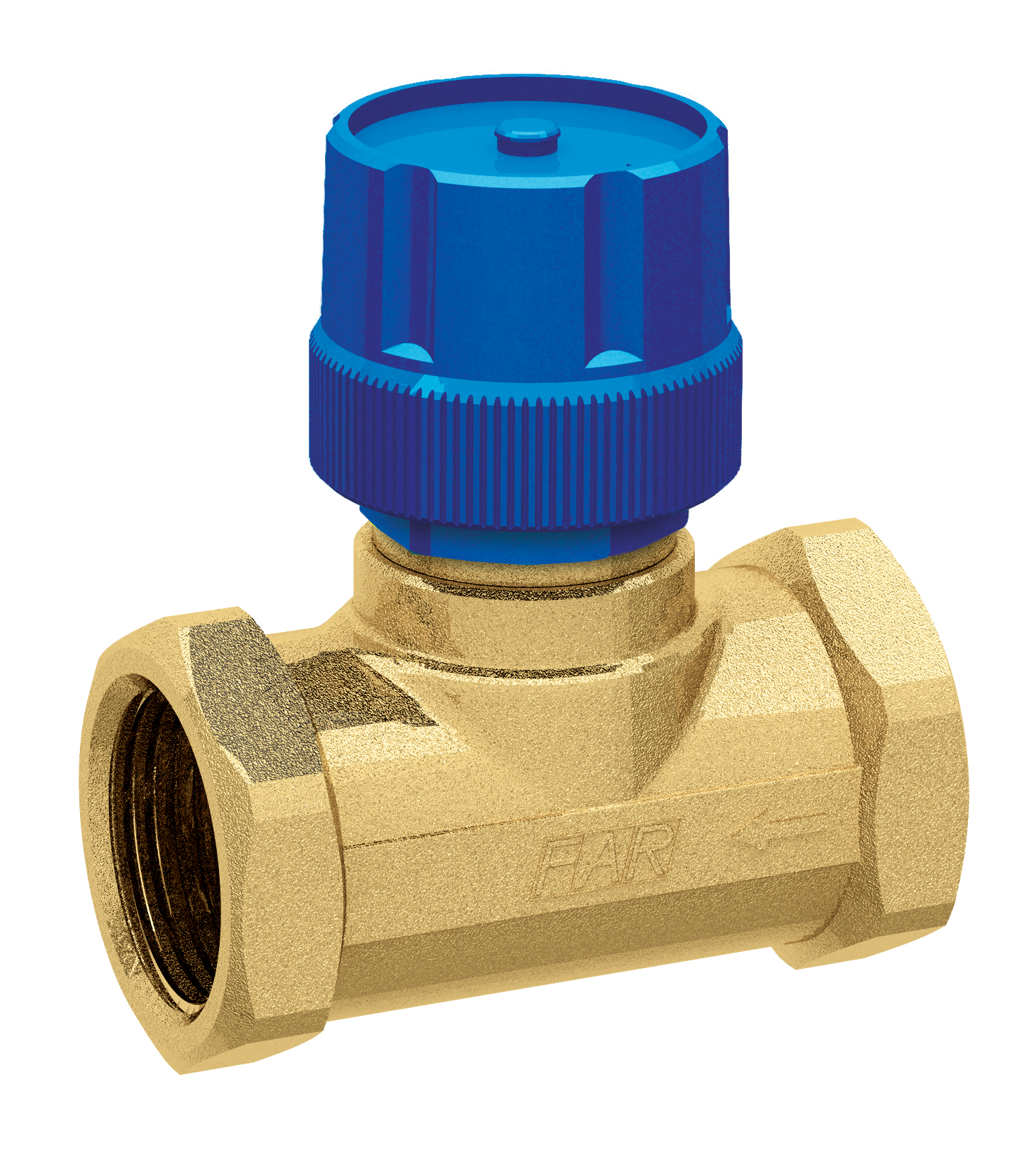 Термоклапан син.ручка, 3/4”(ВР)