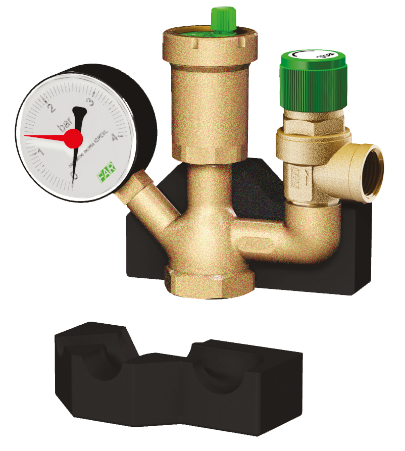 Группа безопасности котла арт.2112 в теплоизоляции