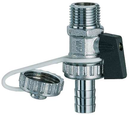 Хромированный сливной кран 1/2"