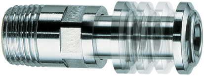 Телескопический переходник 3/4", хром., удлинение 35-60 мм