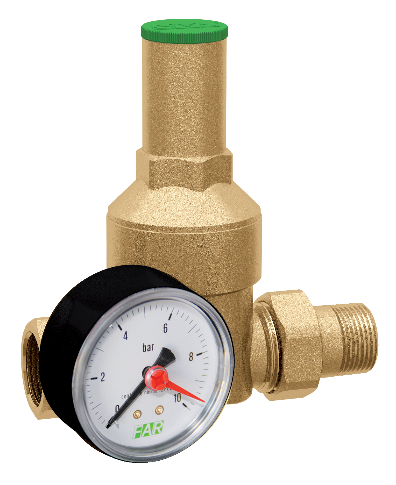 Редуктор латун., 3/4" (ВР-НР), с манометра