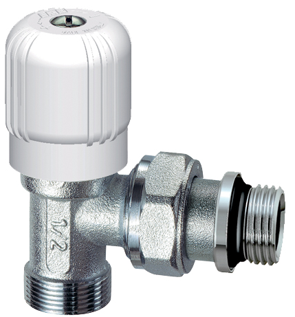 Угловой регул. вентиль 1/2, EPDM,  М24х19