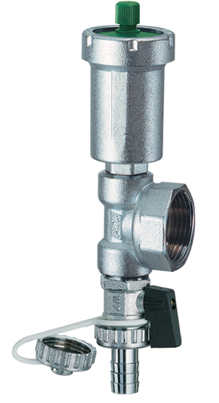 Узел концевой 1" (ВР) с автом.воздухоотвод. и слив.краном