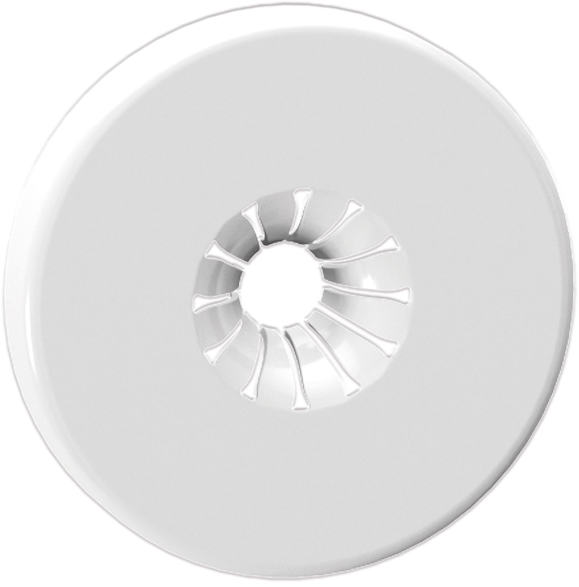 Розетка для вентиля, пласт. черн. матов. для труб Ø10÷20 мм