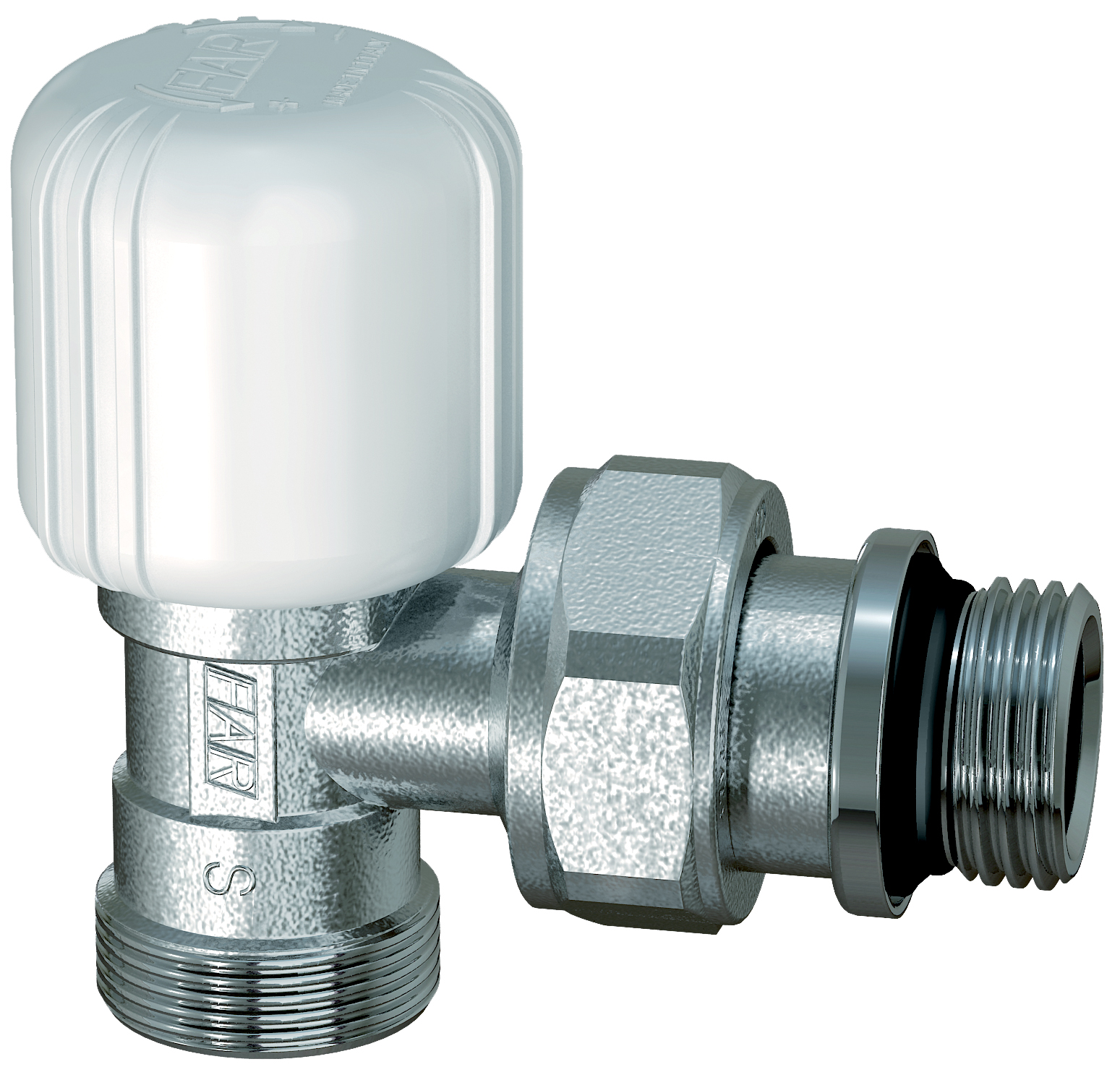 Вентиль регулирующий угловой 1/2" М24х19,  EPDM (аналог FV 1050 C12)