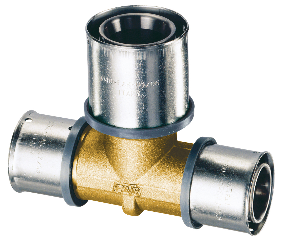 Пресс-тройник 16*2 х 20*2 x 16*2 лат.(аналог 59101601)