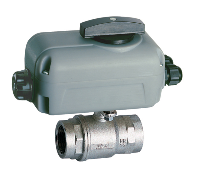 Моториз.хр.2-х ход. зон.шаровой кран (ВР-ВР), 220В, 30 сек, 2"