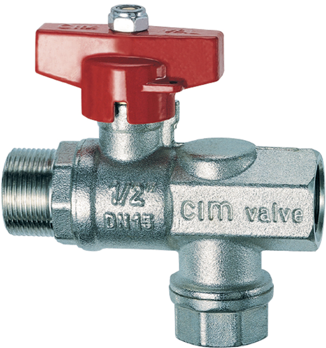 Шар. кран 1/2" -М24х19 с фильтром