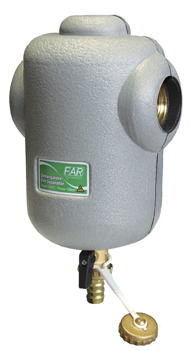 Сепаратор шлама (дешламатор) 2" с магнит.,сливн.кран,в теплоизоляц.