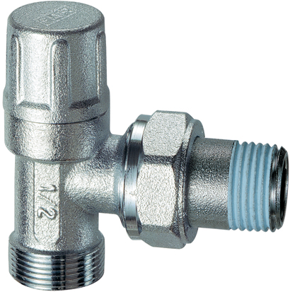 Вентиль запорный угловой 3/8" М24х19