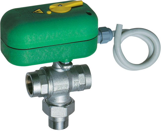 3-х ход. шар.кран 3/4" (ВР-ВР).Сервопривод арт.3006 40 S