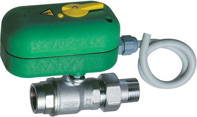 2-х ход. зон. шар.кран с серв. и ручн. деблок. 24 В,  3/4, НР-ВР