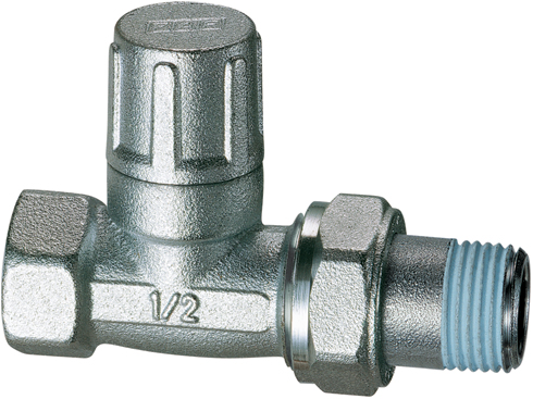 Клапан запорный прямой 3/8 ВР