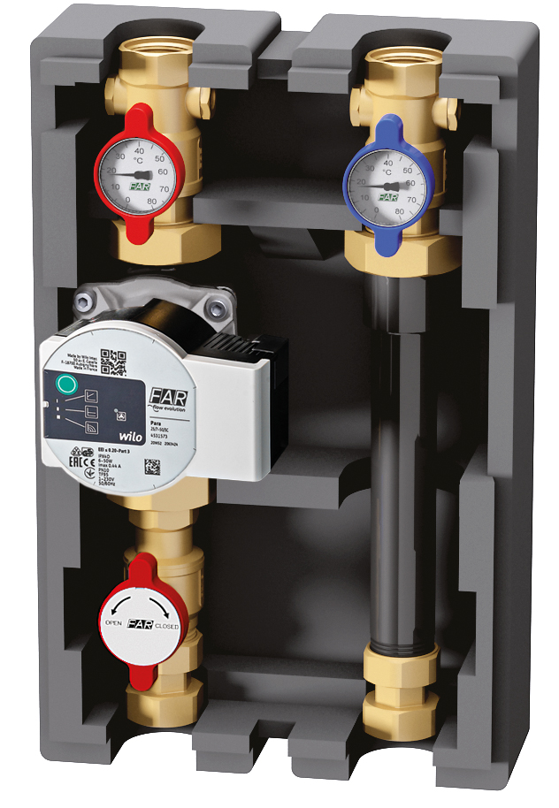 ГБМ 1” прямого действия в теплоизол, под насос 130мм