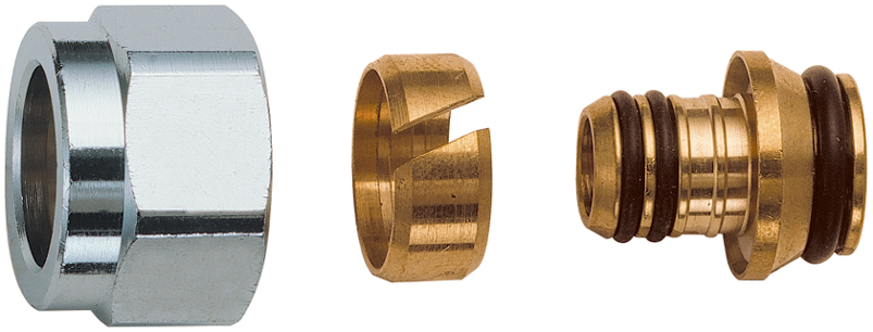 Концовка для м-пл труб 20х2 евроконус 3/4"