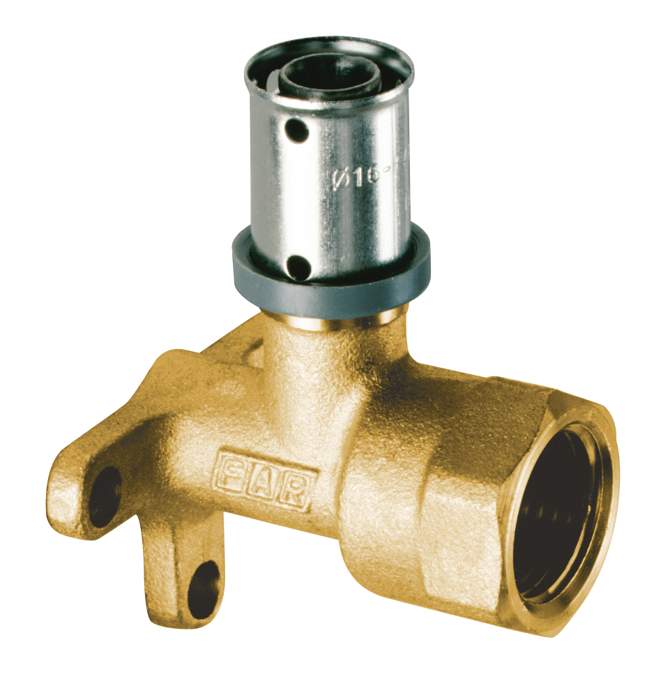 Настен.пресс-угольник 1/2" для труб 16*2,25