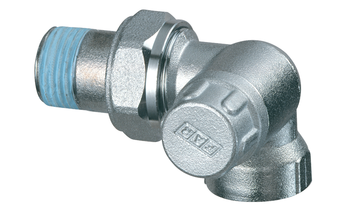 Вентиль запорный трехосевой правосторонний, 1/2" ВР