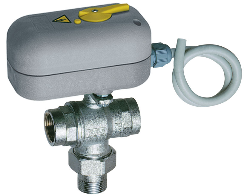 3-х ход. шар.кран 3/4" (ВР-ВР).Сервопривод арт.3008 8 S