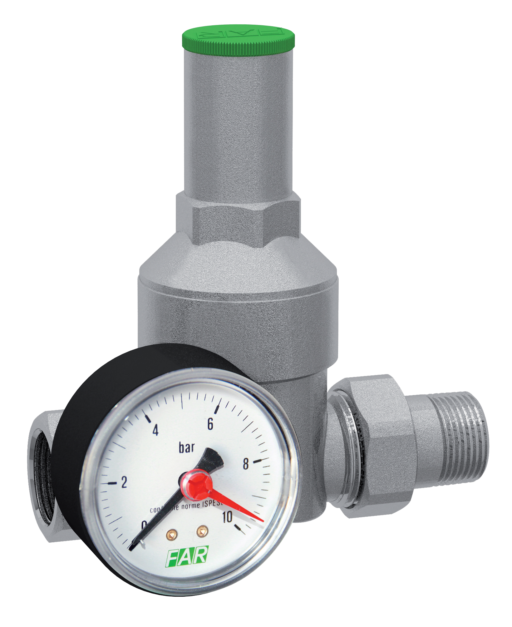 Редуктор хром. 1/2" (ВР-НР), с манометром