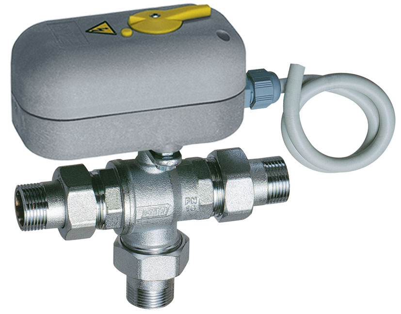 3-х ход. зон. шар.кран с ручн. деблок. 24 В, 3/4, НР, 8 сек