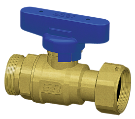Краны шаровые с накидной гайкой