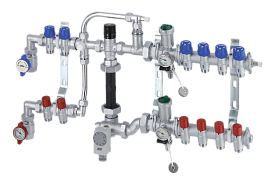 Узлы смесительно-распределительные для напольного и радиаторного отопления