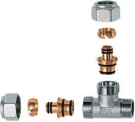 Тройники НР с концовками