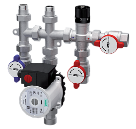 Группа смешения с термосмесителем для водоснабжения