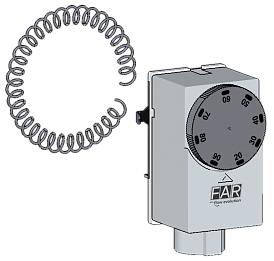 Термостат накладной