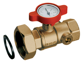 Краны шаровые с термометром